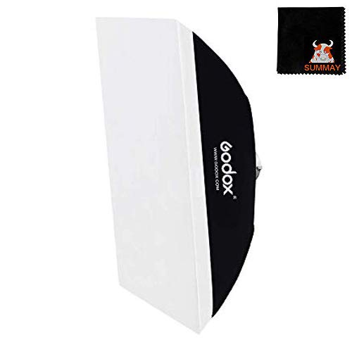 GODOX Softbox 80cm X 120cm Rechteckige Softbox Studioleuchte Diffusor Bowens Softboxen Fotografie Studiolicht LED Video Speedlite Blitzgerät Porträt (SB-BW80X120) von Godox