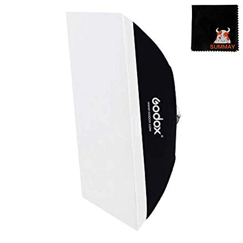 GODOX Softbox 80cm X 120cm Rechteckige Softbox Studioleuchte Diffusor Bowens Softboxen Fotografie Studiolicht LED Video Speedlite Blitzgerät Porträt (SB-BW80X120) von GODOX