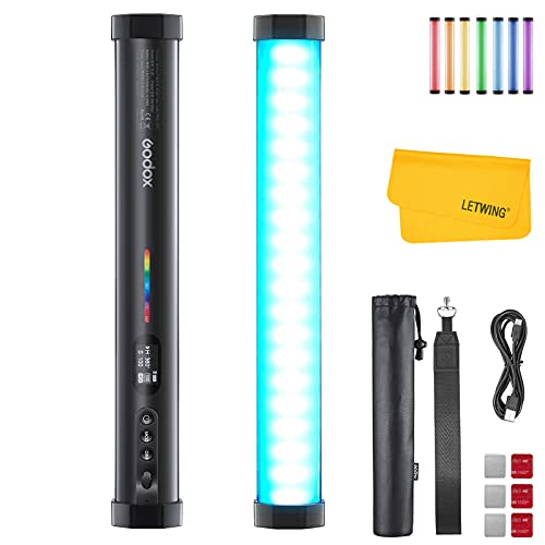 GODOX TL30 RGB Röhren Licht LED 2700K-6500K mit Flexibler Stromversorgung Kann Drahtlos Gesteuert Werden Smartphone APP GODOX TL30 RGB Röhren Licht LED 2700K-6500K mit Flexibler Stromversorgung Kann Drahtlos Gesteuert Werden Smartphone APP von Godox