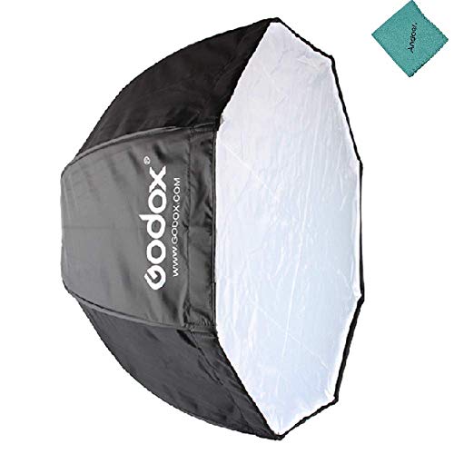 Godox 120cm / 47.2in Tragbare Octagon Softbox Regenschirm Brolly Reflektor für Blitzgerät von GODOX