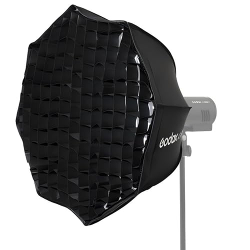 Godox AD-S60S 60 cm Softbox im Octagon Umbrella-Stil mit Godox-Halterung für Godox AD400Pro AD300Pro und ML60 von GODOX