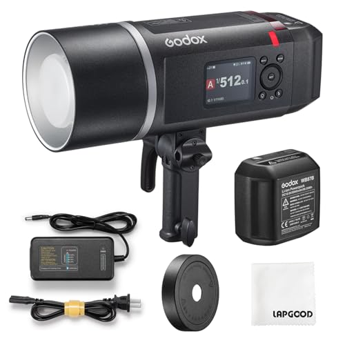 Godox AD600BM II Blitz 600Ws TTL Outdoor Blitzgerät mit 2.4G Wireless X System,1/8000s HSS GN87,0.01-0.9s Recycling Time,Monolight Blitzlicht für Canon, Sony, Nikon, Fuji, Olympus, Panasonic Godox AD600BM II Blitz 600Ws TTL Outdoor Blitzgerät mit 2.4G Wireless X System,1/8000s HSS GN87,0.01-0.9s Recycling Time,Monolight Blitzlicht für Canon, Sony, Nikon, Fuji, Olympus, Panasonic von GODOX