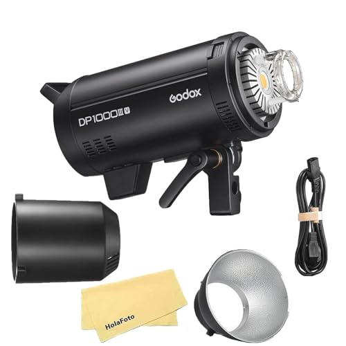 Godox DP1000III-V DP1000IIIV 1000Ws Professionelles Studio-Blitzlicht,GN140 0.1-1s Wiederaufladezeit,2.4G X-System,Bowens-Montierung mit 30W LED-Einstelllampe für Hochzeitsporträt-produktfotografie Godox DP1000III-V DP1000IIIV 1000Ws Professionelles Studio-Blitzlicht,GN140 0.1-1s Wiederaufladezeit,2.4G X-System,Bowens-Montierung mit 30W LED-Einstelllampe für Hochzeitsporträt-produktfotografie von GODOX