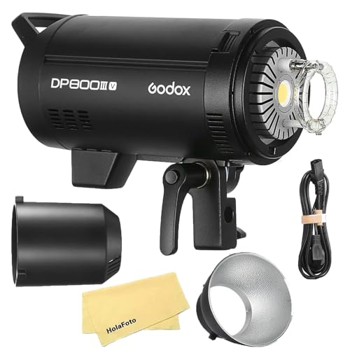 Godox DP800III-V DP800IIIV 800Ws Professionelles Studio-Blitzlicht,GN126 0.1-1s Wiederaufladezeit,2.4G X-System,Bowens-Montierung mit 30W LED-Einstelllampe für Hochzeitsporträt-Modeproduktfotografie Godox DP800III-V DP800IIIV 800Ws Professionelles Studio-Blitzlicht,GN126 0.1-1s Wiederaufladezeit,2.4G X-System,Bowens-Montierung mit 30W LED-Einstelllampe für Hochzeitsporträt-Modeproduktfotografie von GODOX