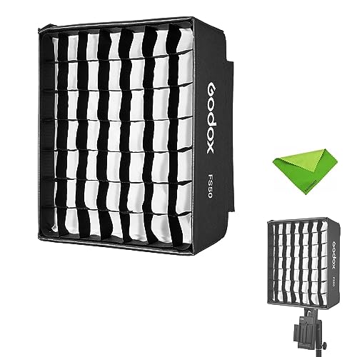 Godox FS50 Rechteckige Softbox-Lichtdiffusor-Softboxen für Flexibles tragbares LED-Licht Godox FH50Bi FH50R von GODOX