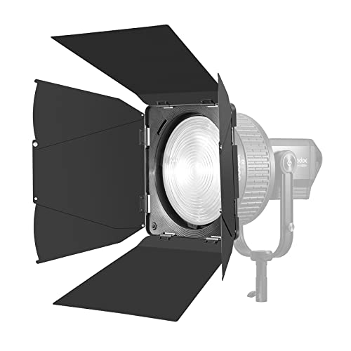 Godox LB-01 8-Zoll-LED-Videolicht-Modifikator Scheunentor mit Bowens-Halterung für Videofotografie-Portrait Portrait Stillleben Fotografie von GODOX