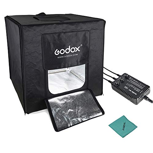 Godox LST80 80 * 80 * 80 cm LED Mini Fotografie Studio Box Zelt Softbox mit 3 stücke LED Licht Bord 5800 Karat CRI 96 + Power 60 Watt für Makro und Produkt Fotografie von GODOX