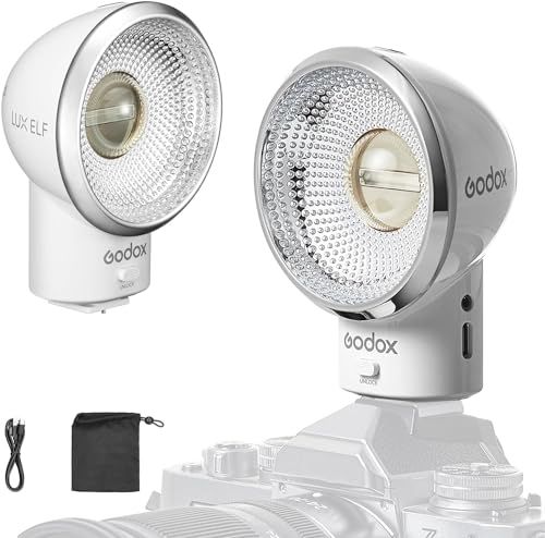 Godox Lux ELF Retro-Kamerablitz Camera Flash GN6 400 Blitze bei voller Leistung 5 Leistungsstufen, S1/S2 optische Steuerung für Fuji, Canon, Nikon, Sony, Olympus DSLR Kamera Godox Lux ELF Retro-Kamerablitz Camera Flash GN6 400 Blitze bei voller Leistung 5 Leistungsstufen, S1/S2 optische Steuerung für Fuji, Canon, Nikon, Sony, Olympus DSLR Kamera von GODOX