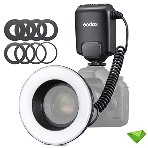 Godox ML-150II ML150II Makro-LED-Ringblitz Speedlite GN12 5800K±200K für Sony Canon Nikon Fuji Olympus Panasonic DSLR-Kameras für Videoproduktion, Tier- und Pflanzenfotografie Godox ML-150II ML150II Makro-LED-Ringblitz Speedlite GN12 5800K±200K für Sony Canon Nikon Fuji Olympus Panasonic DSLR-Kameras für Videoproduktion, Tier- und Pflanzenfotografie von Godox