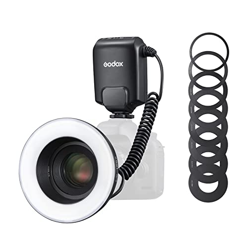 Godox ML150II Makro Ringblitz - Perfektes Licht für Makrofotografie - t 4xAA Alkaline-Batterien - Einstellbare Helligkeit - Hohe Leitzahl GN12 Godox ML150II Makro Ringblitz - Perfektes Licht für Makrofotografie - t 4xAA Alkaline-Batterien - Einstellbare Helligkeit - Hohe Leitzahl GN12 von GODOX