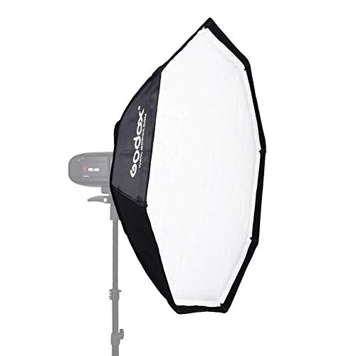 Godox Octa – Soft Box (Grau, Aluminum Ring Adapter, 120 cm) von GODOX