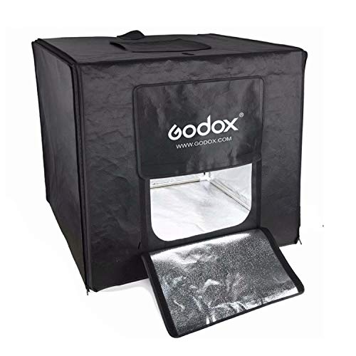 Godox Portable Triple Light LED Ministudio - 80x80x80cm - Professionelle Fotostudiobeleuchtung, Produktfotobox, Mini-Fotostudio für Produktfotos von GODOX