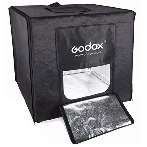 Godox Portable Triple Light LED Ministudio - 80x80x80cm - Professionelle Fotostudiobeleuchtung, Produktfotobox, Mini-Fotostudio für Produktfotos von GODOX