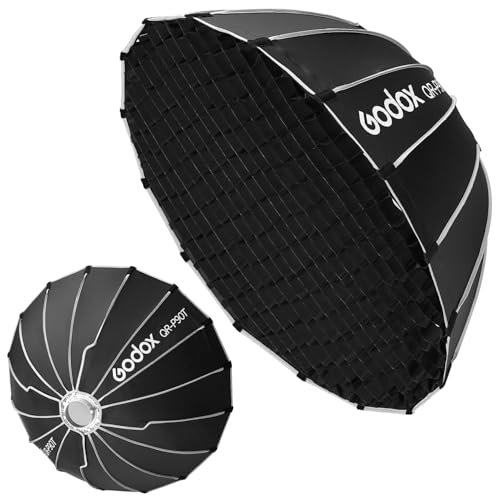 Godox QR-P90T 35.4“ Schnellspanner Parabolische Softbox für Godox SL60II SL150III FV150II AD300PRO AD400PRO AD600BM SZ300R VL300 UL150II ML60 Andere Bowen Mount Studio Blitzgeräte Godox QR-P90T 35.4“ Schnellspanner Parabolische Softbox für Godox SL60II SL150III FV150II AD300PRO AD400PRO AD600BM SZ300R VL300 UL150II ML60 Andere Bowen Mount Studio Blitzgeräte von Godox