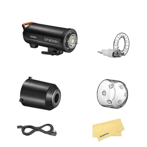 Godox QT1200IIIM 1200Ws GN105 Hochgeschwindigkeits-Blitzlicht,2.4G 1/8000s HSS,0.01–0.9s Wiederaufladezeit,40W LED-Einstelllicht Bowens-Halterung für Hochzeit Werbung Porträt Dynamische Fotografie Godox QT1200IIIM 1200Ws GN105 Hochgeschwindigkeits-Blitzlicht,2.4G 1/8000s HSS,0.01–0.9s Wiederaufladezeit,40W LED-Einstelllicht Bowens-Halterung für Hochzeit Werbung Porträt Dynamische Fotografie von GODOX