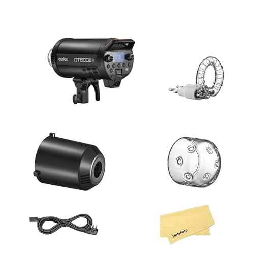 Godox QT600IIIM 600Ws GN76 Hochgeschwindigkeits-Blitzlicht,2.4G 1/8000s HSS,0.01–0.9s Wiederaufladezeit,40W LED-Einstelllicht Bowens-Halterung für Hochzeit Werbung Porträt Mode Dynamische Fotografie Godox QT600IIIM 600Ws GN76 Hochgeschwindigkeits-Blitzlicht,2.4G 1/8000s HSS,0.01–0.9s Wiederaufladezeit,40W LED-Einstelllicht Bowens-Halterung für Hochzeit Werbung Porträt Mode Dynamische Fotografie von GODOX