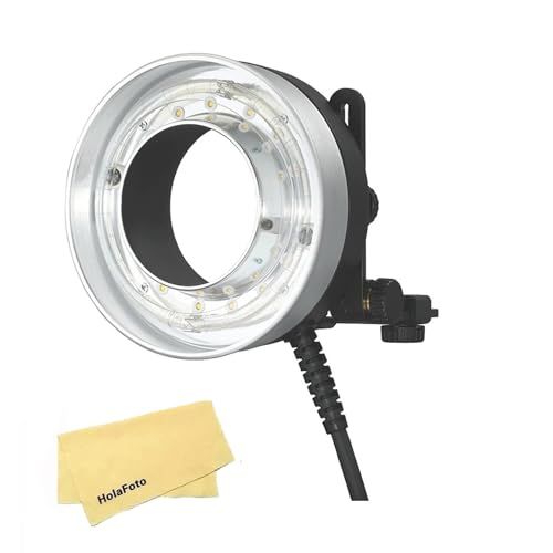 Godox R1200 Remote-Ringblitzkopf für AD1200Pro AD1200 Pro Outdoor-Blitz,5800K±200K 1200Ws Starke Leistung,40W LED-Modellierungslampe für Porträt,Videoaufnahmen,Nahaufnahmen und Makrofotografie von GODOX
