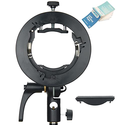 Godox S2 Blitzhalterung Bowens Halterung für Godox V1, Godox AD200Pro, Godox AD400Pro, Godox AD200, Godox V860II, Godox TT685, Godox TT350 und Snoot, Softbox, Reflektor, Diffusor Godox S2 Blitzhalterung Bowens Halterung für Godox V1, Godox AD200Pro, Godox AD400Pro, Godox AD200, Godox V860II, Godox TT685, Godox TT350 und Snoot, Softbox, Reflektor, Diffusor von Godox