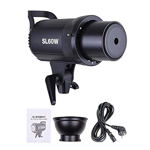 Godox SL-60W 5600K 60W Hochleistungs-LED-Videoleuchte mit Bowens-Halterung für Fotostudio-Fotografie-Videoaufzeichnung (Ohne Fernbedienung) von Godox