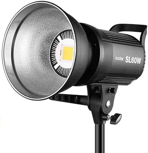 Godox SL-60W Bowens Mount LED Video Light Kontinuierliche Beleuchtung und drahtlose Fernbedienung für Videoaufnahmen, Fotografie von GODOX