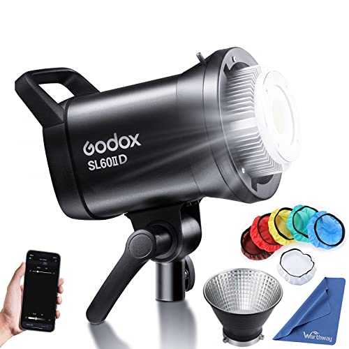 Godox SL-60W LED Continuous Light - 5600±300K Recording Photography Wireless Brightness Adjustable 433MHz Grouping System von GODOX