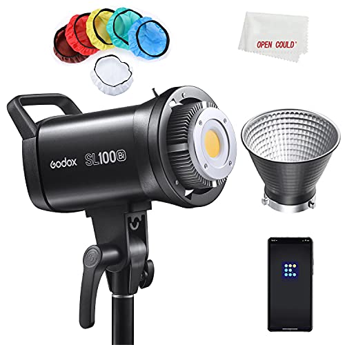 Godox SL100Bi 100W 2800-6500K 100W Weiß/Gelb Zweifarbige Temperatur Version LCD-Panel LED-Videolicht Dauerausgang Bowens Mount Studio Light (Godox SL100Bi) von GODOX