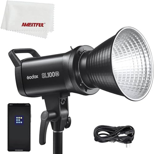 Godox SL100Bi 100W 2800-6500K Weiß Gelb Version LCD-Panel LED-Videoleuchte Kontinuierlicher Ausgang Bowens Mount Studioleuchte (SL100Bi) von Godox