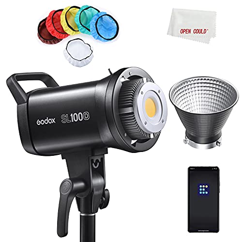 Godox SL100D 100W 5600K 100W Weiß Version LCD-Panel LED-Videolicht Dauerausgang Bowens Mount Studio Light (Godox SL100D) von Godox