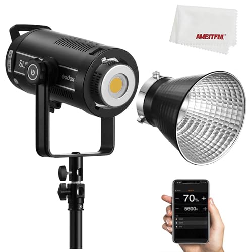 Godox SL150III SL150WIII LED Videoleuchte 160W Tageslicht Ausgewogen 5600K 2.4G Wireless X System CRI96 for Fotografie Unterstützung der APP-Steuerung von Godox