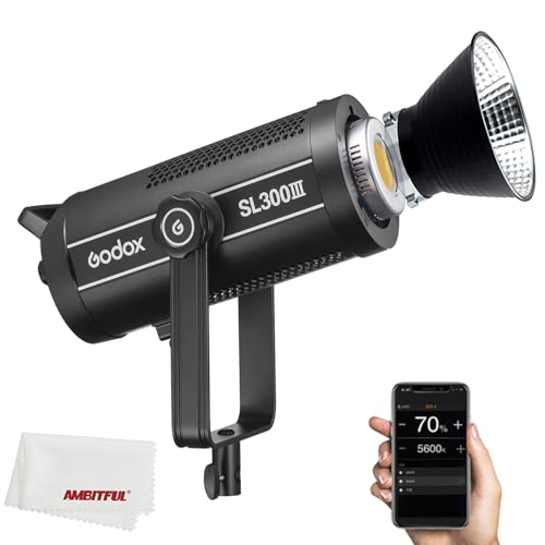 Godox SL300III SL300WIII 330W 5600K Tageslicht Balanced LED Video Licht Bowens Mount Wireless X System für Video Recording Unterstützung APP Steuerung Godox SL300III SL300WIII 330W 5600K Tageslicht Balanced LED Video Licht Bowens Mount Wireless X System für Video Recording Unterstützung APP Steuerung von Godox
