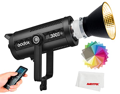 Godox SL300IIIBI SL300III BI 320W 2800-6500K Bi-Color Daylight Balanced LED Video Light Bowens Mount Wireless X System for Video Recording von GODOX