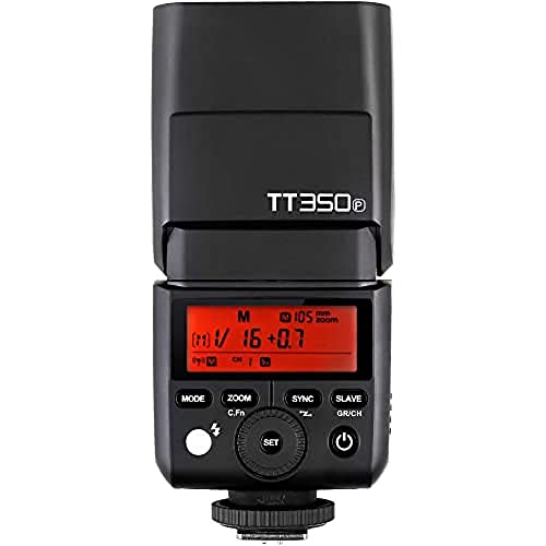 GODOX Blitzgerät TT350P Systemblitzgerät für Pentax Kameras, schwarz von Godox