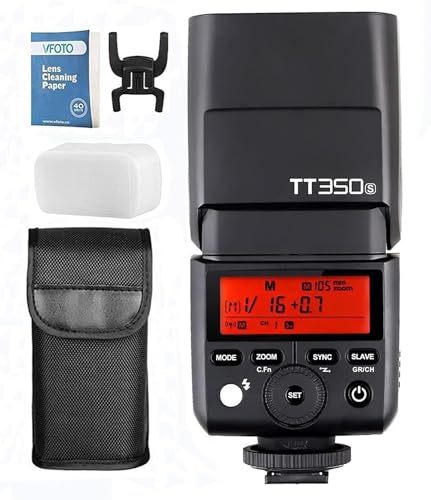 Godox TT350S 2,4 G HSS 1/8000s TTL II GN36 Blitz-Blitzlichtkamera Kompatibel für Sony A7R A7S A7RII A7S A7RII A6300 A6000 DSLR-Kamera von GODOX