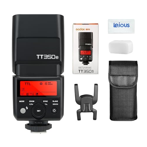 Godox TT350S Mini TTL Speedlite Blitzgerät, 2.4G Wireless HSS 1/8000s GN36 Blitz für Sony Kameras A7III A7RII A7II A7SII A6400 A6500 A6300 A6000 von GODOX