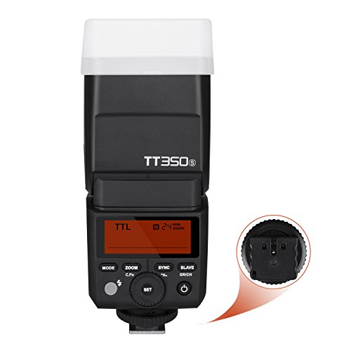 Godox TT350S TTL Kamerablitz Speedlite, 2.4G HSS 1 / 8000s TTL GN36 Elektronischer Blitz für Sony Mirrorless Digitalkamera von GODOX