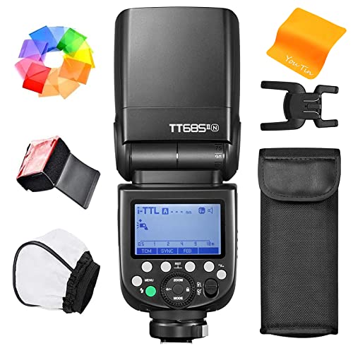 Godox TT685II-N TT685IIN TTL Kamera Blitzgerät 2,4G 1/8000s HSS Kompatibel mit Nikon Cmaeras von GODOX