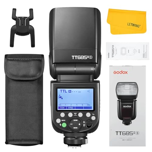 Godox TT685II-S TT685II Flash for Sony Blitzgerät, 1/8000s HSS GN60 2.4G Wireless X System, TCM Instant Conversion Kompatibel für Sony A7RIII A7R A7S A58 A9 Godox TT685II-S TT685II Flash for Sony Blitzgerät, 1/8000s HSS GN60 2.4G Wireless X System, TCM Instant Conversion Kompatibel für Sony A7RIII A7R A7S A58 A9 von Godox