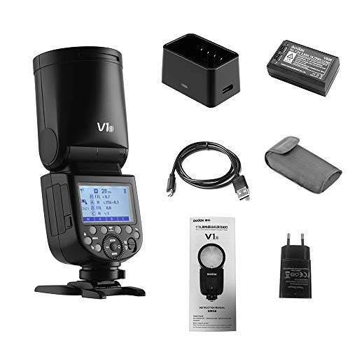 Godox V1S Professional Flash Speedlite Blitzgerät Rundkopf Wireless 2.4G Fresnel Zoom Kompatibel mit Sony a7RII a7R a58 a99 ILCE6000L a7RIII a7R3 a9 a77II a77 a350 Kameras Godox V1S Professional Flash Speedlite Blitzgerät Rundkopf Wireless 2.4G Fresnel Zoom Kompatibel mit Sony a7RII a7R a58 a99 ILCE6000L a7RIII a7R3 a9 a77II a77 a350 Kameras von Godox