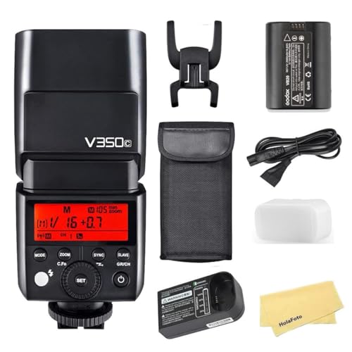Godox V350C Blitz-Speedlite für Canon,7.2V/2000mAh Li-Ionen-Akku,0.1s–1.7s Wiederaufladezeit,TTL-Blitzgerät für Canon 6D 80D 60D 50D 40D 30D 5DIV 5D 700D 650D 600D M5 M3 1000D 1200D 1100D M3 M5 Usw Godox V350C Blitz-Speedlite für Canon,7.2V/2000mAh Li-Ionen-Akku,0.1s–1.7s Wiederaufladezeit,TTL-Blitzgerät für Canon 6D 80D 60D 50D 40D 30D 5DIV 5D 700D 650D 600D M5 M3 1000D 1200D 1100D M3 M5 Usw von GODOX