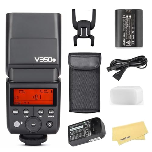 Godox V350S Blitz-Speedlite für Sony,7.2V/2000mAh Li-Ionen-Akku,0.1s-1.7s Wiederaufladezeit,TTL Blitzgerät für Sony A7RIII A7RII A7R A58 A99 A7RIV A7M3 A77II RX10 A9 A77 A350 DSC-RX10 A6000 A7M3 Usw Godox V350S Blitz-Speedlite für Sony,7.2V/2000mAh Li-Ionen-Akku,0.1s-1.7s Wiederaufladezeit,TTL Blitzgerät für Sony A7RIII A7RII A7R A58 A99 A7RIV A7M3 A77II RX10 A9 A77 A350 DSC-RX10 A6000 A7M3 Usw von GODOX