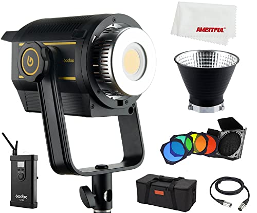 Godox VL150 VL200 VL300 LED-Leuchten, 5600 K Tageslicht, CRI 96+, TLCI 95, für ideale Lichtquelle, Neugeborenenfotografie, Porträt-, Stilllebenfotografie, Studio-Interviewbeleuchtung, Videofilmen von GODOX