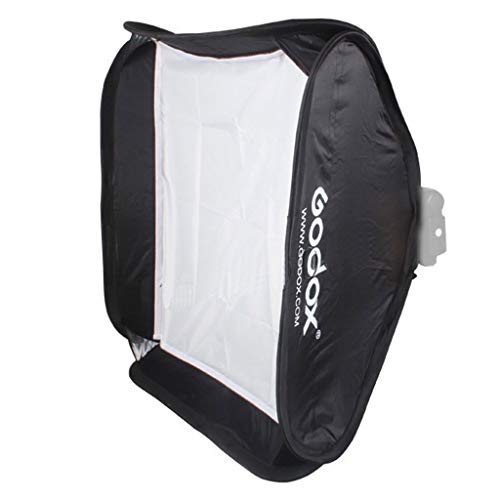 Godox klappbare Octagon Bouncer Diffusor Softbox für Blitzgerät (60x60 cm) schwarz von Godox