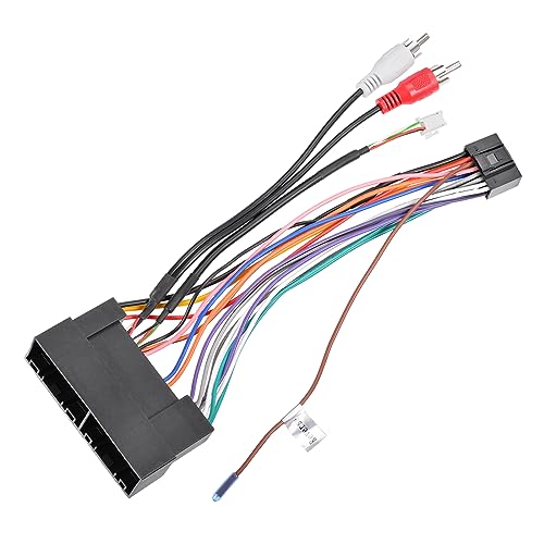 SZSAUTO Autoradio Kabelbaum 2RCA Stecker Adapter Ersatz XE47 von GODPEE