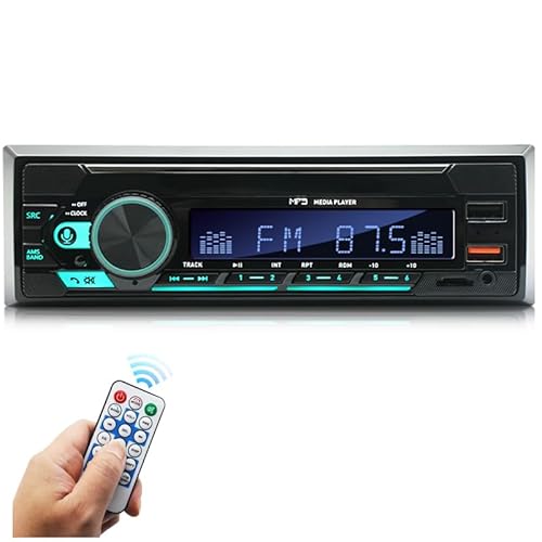 1 DIN Autoradio Audio Stereo DC 12V AUX USB U-Disk FM Radio Station Bluetooth Autoradio MP3 Player von GOFORJUMP