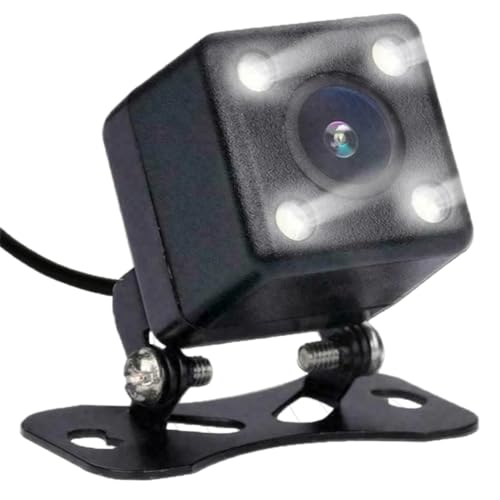 Rückfahrkamera Universal 4 LED Nachtsicht Backup-Rückfahrkamera 170 Weitwinkel-HD-Farbbild von GOFORJUMP