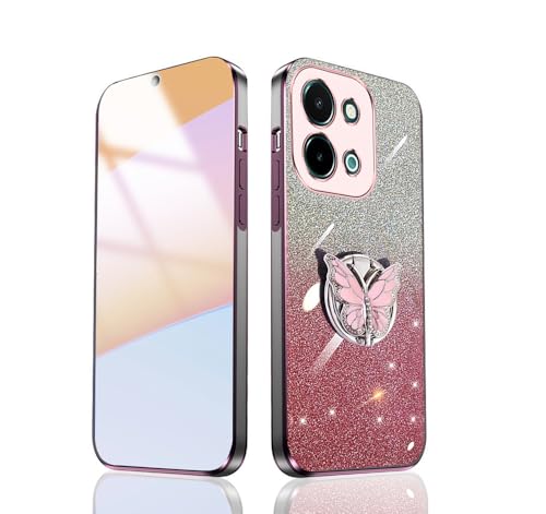 GOGME Glänzend Hülle für VIVO Y28 4G, Galvanisierter Rahmen TPU Handyhülle Stoßfest Anti-Scratch Schutzhülle Mit Schmetterlingsständer. Rosa GOGME Glänzend Hülle für VIVO Y28 4G, Galvanisierter Rahmen TPU Handyhülle Stoßfest Anti-Scratch Schutzhülle Mit Schmetterlingsständer. Rosa von GOGME