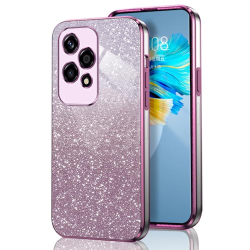 GOGME Glitter Hülle für Huawei Honor 200 Lite, Galvanisierter Rahmen TPU Handyhülle Funkeln/Transparent Stoßfest Kratzfest Schutzhülle. Rosa GOGME Glitter Hülle für Huawei Honor 200 Lite, Galvanisierter Rahmen TPU Handyhülle Funkeln/Transparent Stoßfest Kratzfest Schutzhülle. Rosa von GOGME