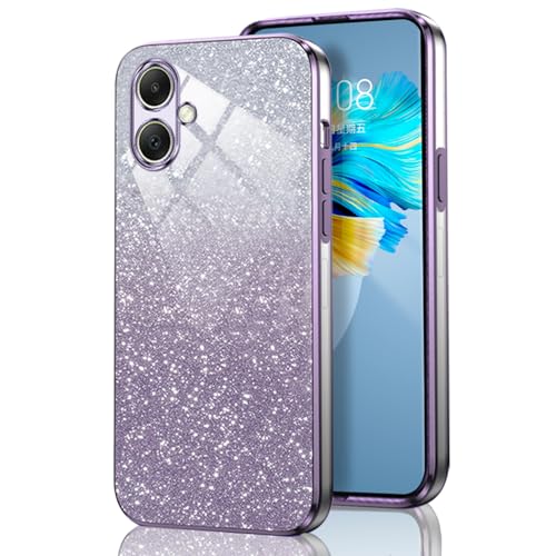 GOGME Glitter Hülle für Samsung Galaxy A06, Galvanisierter Rahmen TPU Handyhülle Funkeln/Transparent Stoßfest Kratzfest Schutzhülle. Lila GOGME Glitter Hülle für Samsung Galaxy A06, Galvanisierter Rahmen TPU Handyhülle Funkeln/Transparent Stoßfest Kratzfest Schutzhülle. Lila von GOGME