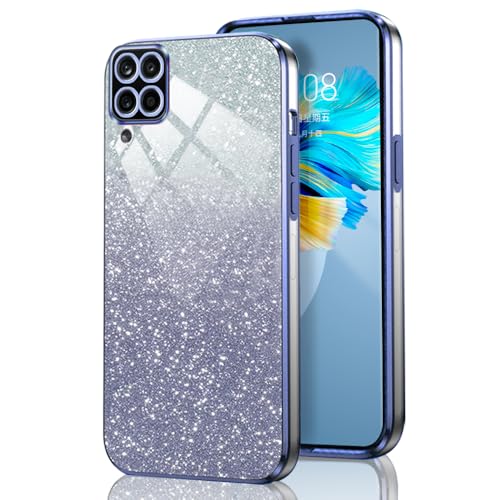 GOGME Glitter Hülle für Samsung Galaxy A12 | M12, Galvanisierter Rahmen TPU Handyhülle Funkeln/Transparent Stoßfest Kratzfest Schutzhülle. Blau GOGME Glitter Hülle für Samsung Galaxy A12 | M12, Galvanisierter Rahmen TPU Handyhülle Funkeln/Transparent Stoßfest Kratzfest Schutzhülle. Blau von GOGME