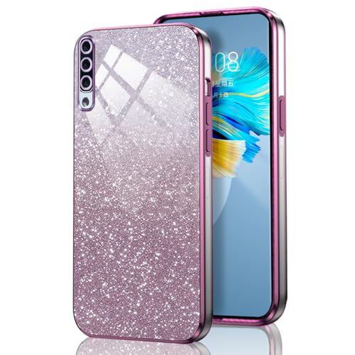 GOGME Glitter Hülle für Samsung Galaxy A50, Galvanisierter Rahmen TPU Handyhülle Funkeln/Transparent Stoßfest Kratzfest Schutzhülle. Rosa GOGME Glitter Hülle für Samsung Galaxy A50, Galvanisierter Rahmen TPU Handyhülle Funkeln/Transparent Stoßfest Kratzfest Schutzhülle. Rosa von GOGME